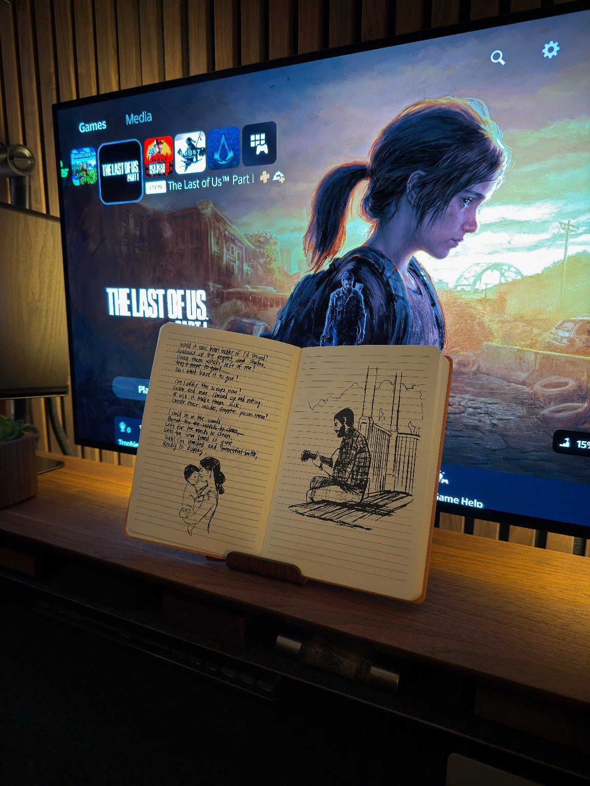 Ellie's Journal - The Last of Us Handmade Replica / Limited Edition Leather Cover