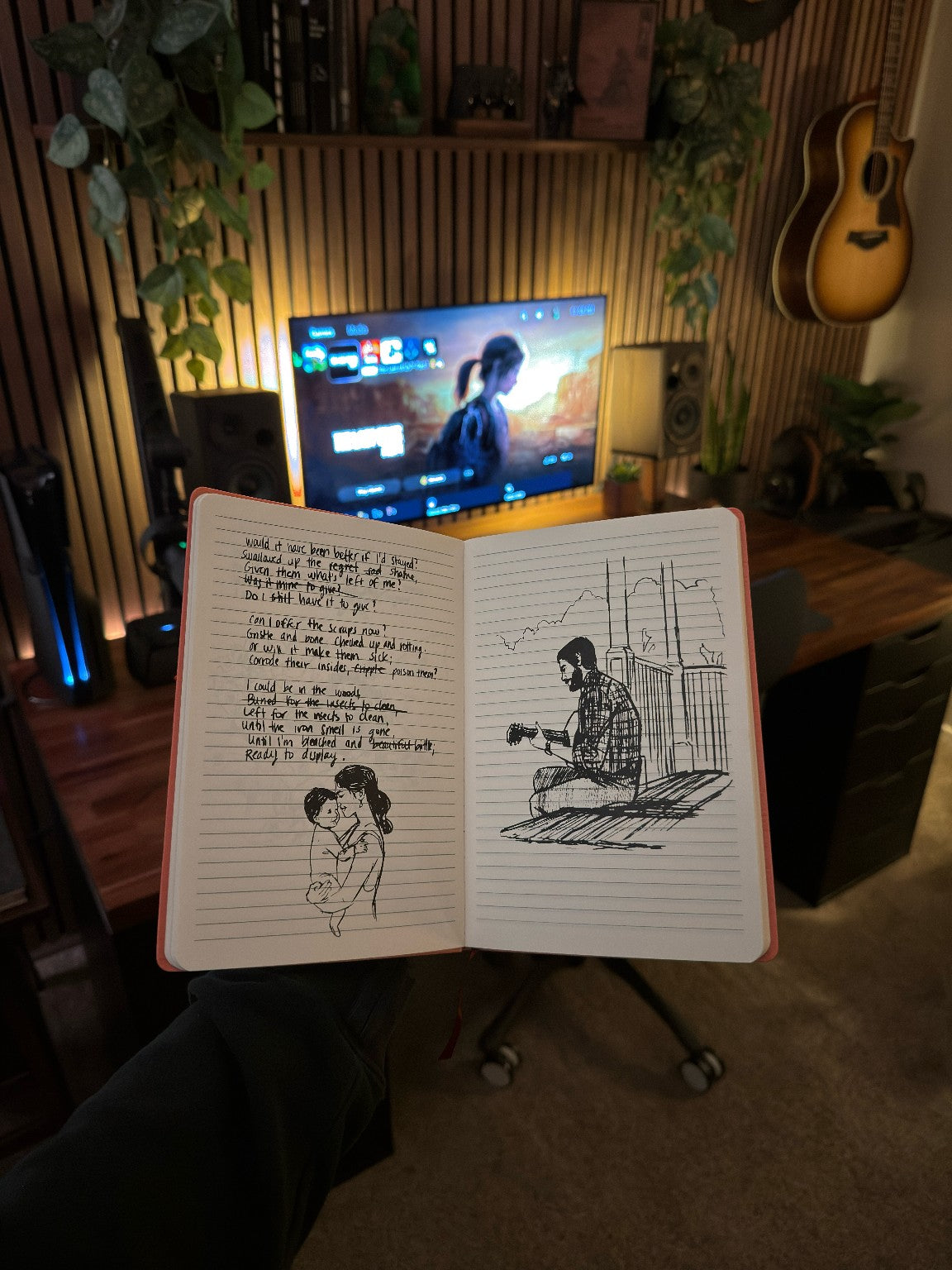 Ellie's Journal - The Last of Us Handmade Replica / Limited Edition Leather Cover
